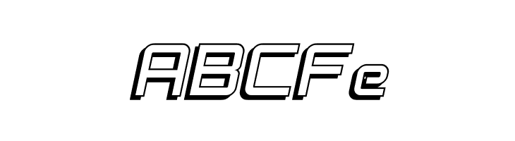 SF Chaerilidae Shaded Oblique  Free Fonts Download