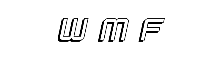 SF Chaerilidae Shaded Oblique  Free Fonts Download