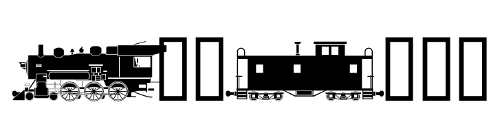 alphabettrain  Free Fonts Download