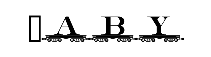 alphabettrain  Free Fonts Download