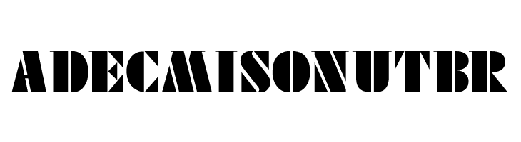 FutstencilSerif  Free Fonts Download