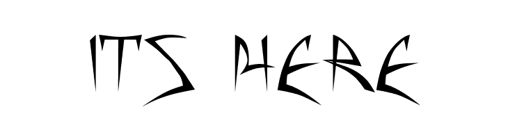 Baphomet!"  Free Fonts Download