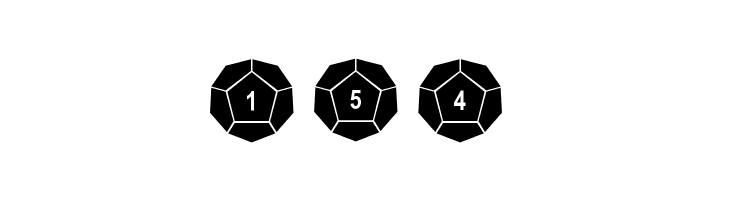 dPoly Dodecahedron  Free Fonts Download