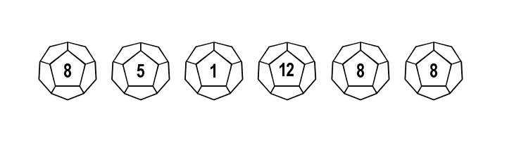 dPoly Dodecahedron  Free Fonts Download
