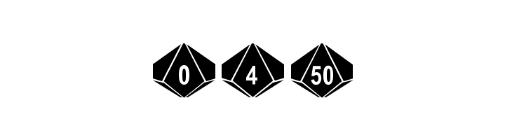 dPoly Decahedron  Free Fonts Download