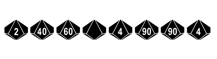 dPoly Decahedron  Free Fonts Download