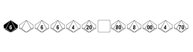 dPoly Decahedron  Free Fonts Download