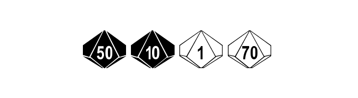 dPoly Decahedron  Free Fonts Download