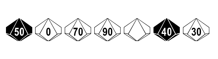 dPoly Decahedron  Free Fonts Download