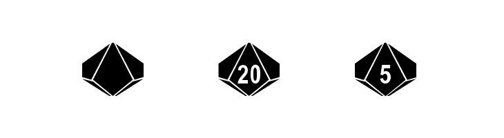 dPoly Decahedron  Free Fonts Download