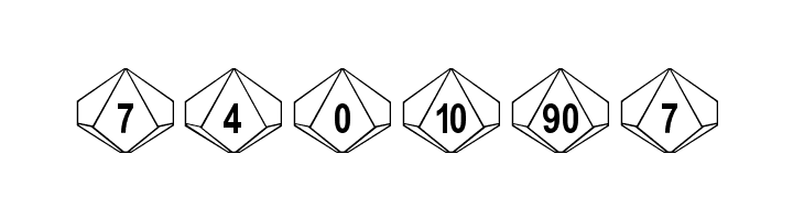 dPoly Decahedron  Free Fonts Download