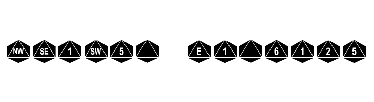 dPoly Octohedron  Free Fonts Download