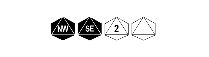 dPoly Octohedron  Free Fonts Download