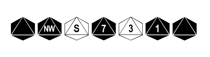 dPoly Octohedron  Free Fonts Download