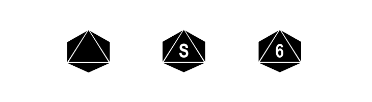 dPoly Octohedron  Free Fonts Download