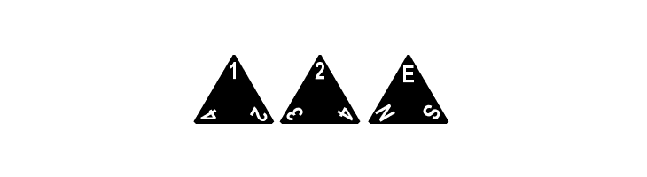 dPoly Tetrahedron  Free Fonts Download