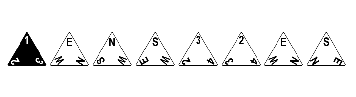 dPoly Tetrahedron  Free Fonts Download