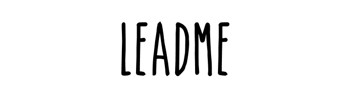 LEADME TheSkinnybold Font