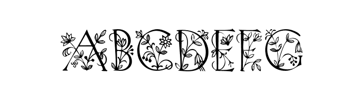 GardenDisplayCaps  Free Fonts Download