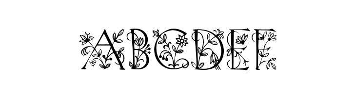 GardenDisplayCaps  Free Fonts Download