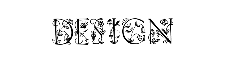 GardenDisplayCaps  Free Fonts Download