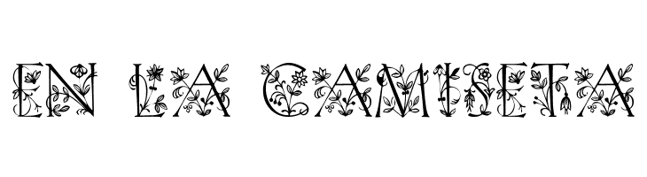 GardenDisplayCaps  Free Fonts Download