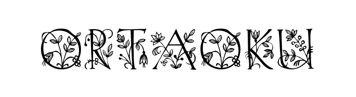 GardenDisplayCaps  Free Fonts Download