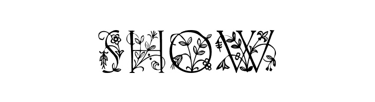 GardenDisplayCaps  Free Fonts Download
