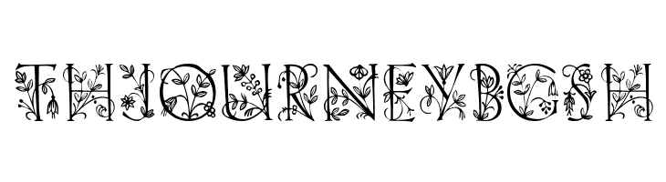 GardenDisplayCaps  Free Fonts Download