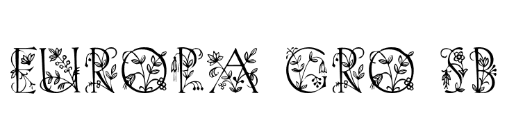 GardenDisplayCaps  Free Fonts Download