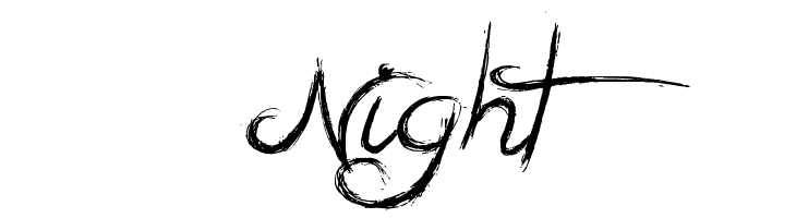 Night Teaser Houses Font