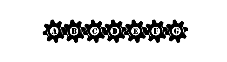 Stucked in Gears  Free Fonts Download