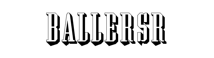 Wood Block One With Shadow Regular  Free Fonts Download