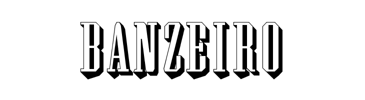 Wood Block One With Shadow Regular  Free Fonts Download