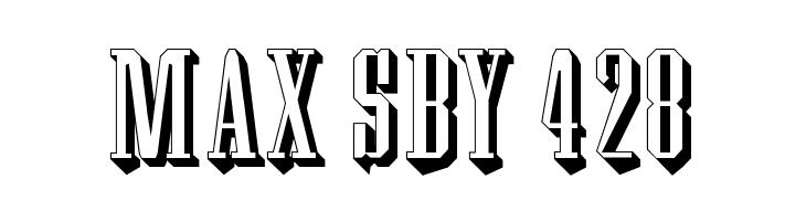 Wood Block One With Shadow Regular  Free Fonts Download