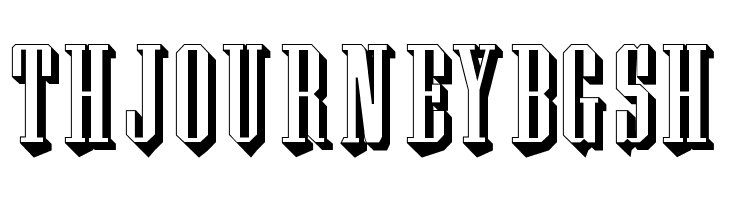 Wood Block One With Shadow Regular  Free Fonts Download