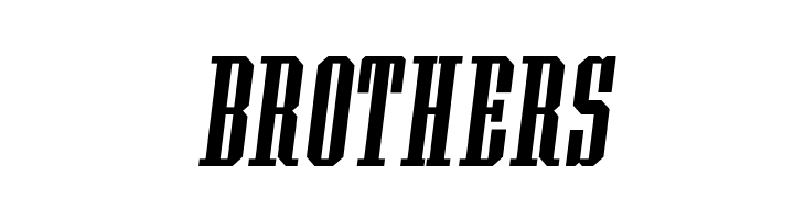 Wood Block One Italic  Free Fonts Download