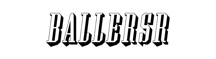 Wood Block One With Shadow Italic  Free Fonts Download