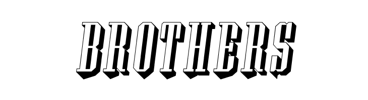 Wood Block One With Shadow Italic  Free Fonts Download