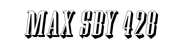 Wood Block One With Shadow Italic  Free Fonts Download