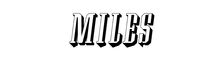 Wood Block One With Shadow Italic  Free Fonts Download