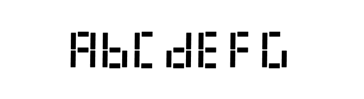LED Digital 7  Free Fonts Download