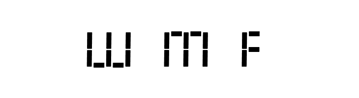 LED Digital 7  Free Fonts Download