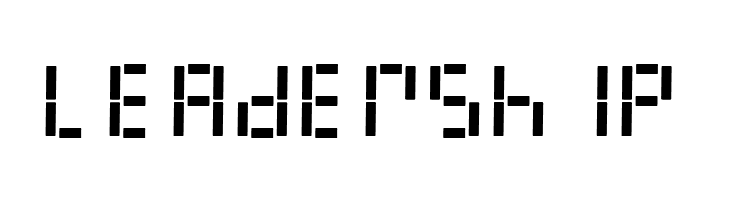 LED Digital 7  Free Fonts Download