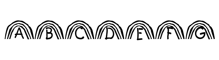 Rainbow  Free Fonts Download