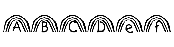 Rainbow  Free Fonts Download