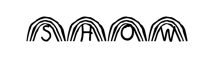 Rainbow  Free Fonts Download