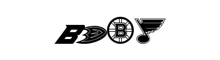 NHL  Free Fonts Download
