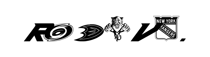 NHL  Free Fonts Download