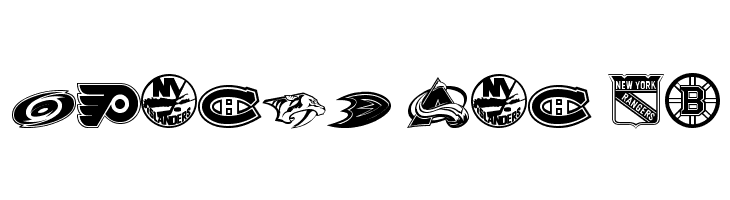 NHL  Free Fonts Download